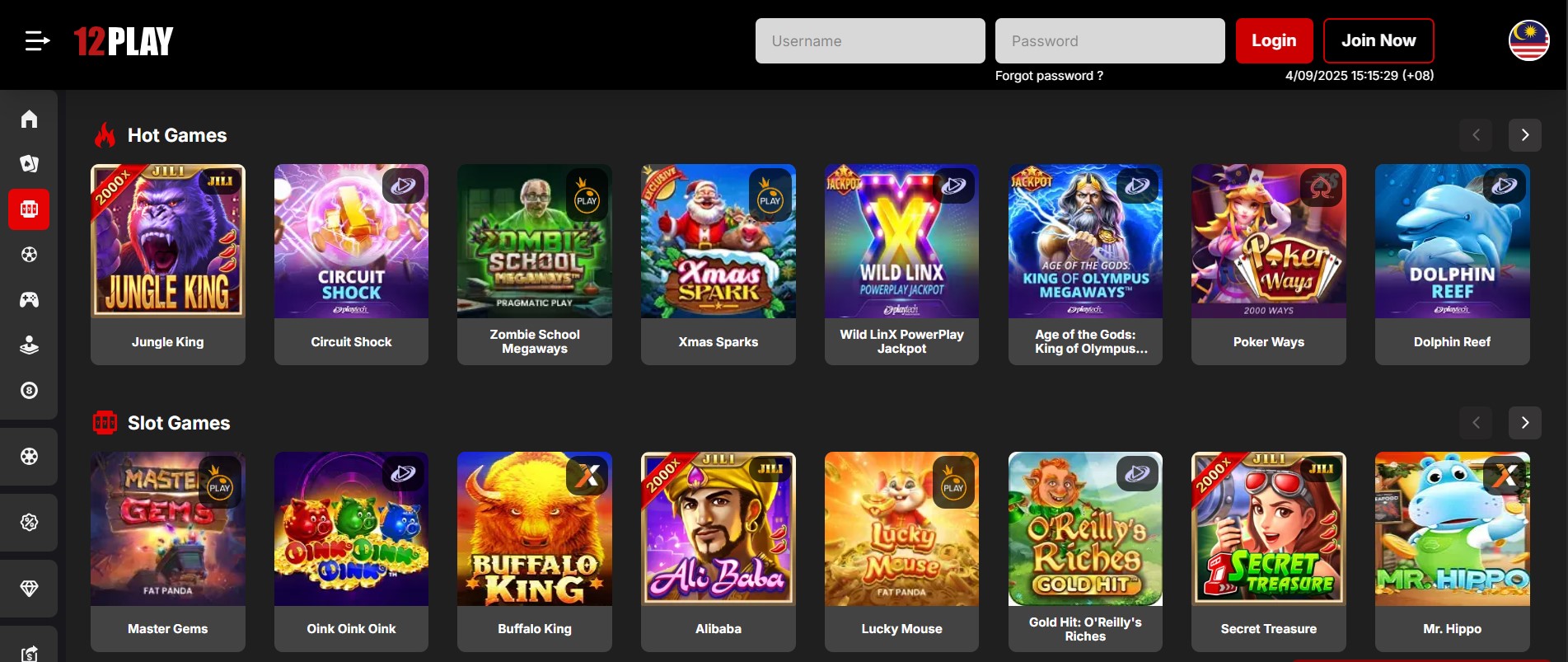 12play online slots