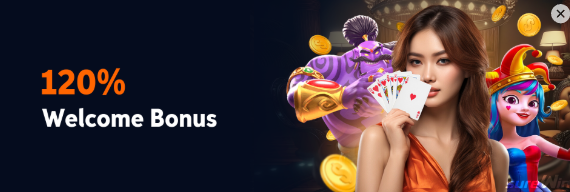 120% Welcome Bonus
