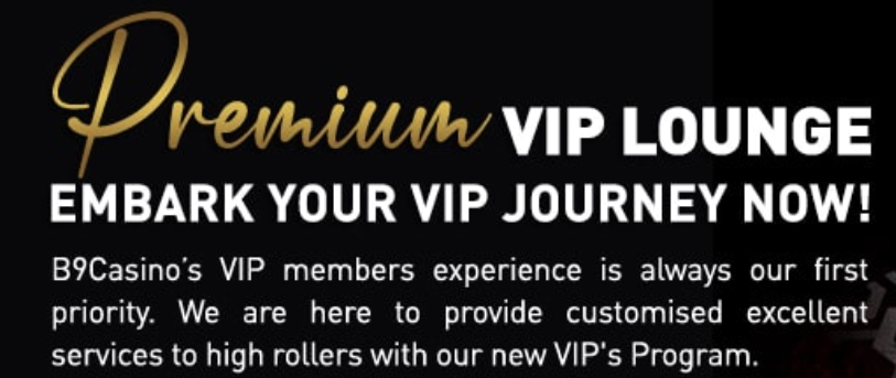 B9Casino Premium VIP Lounge
